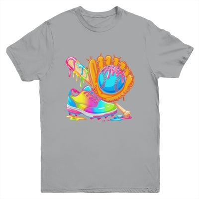 Ice Cream Drip Baseball Stuff Baseball Drip For Boys Graphic Youth Shirt | teecentury