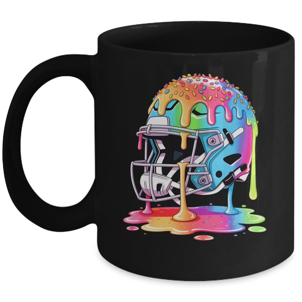 Ice Cream Drip Football Stuff Boys QB RB Lineman WR Drippy Mug | teecentury