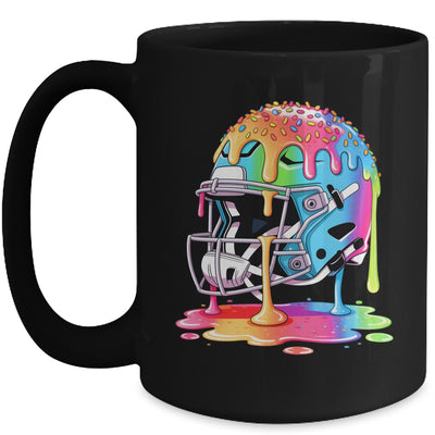 Ice Cream Drip Football Stuff Boys QB RB Lineman WR Drippy Mug | teecentury