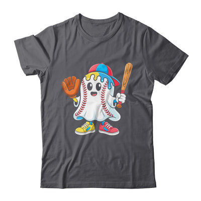 Ice Cream Drip Ghost Baseball Spots Baseball Drip Halloween Shirt & Hoodie | teecentury