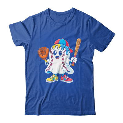 Ice Cream Drip Ghost Baseball Spots Baseball Drip Halloween Shirt & Hoodie | teecentury