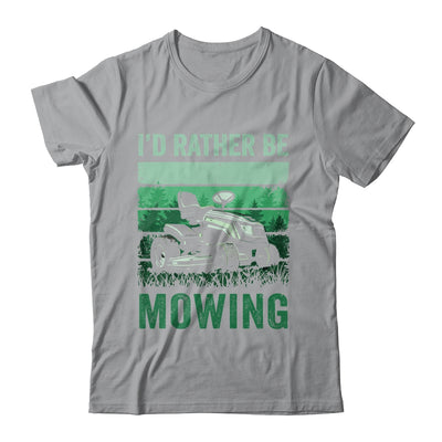 Id Rather Be Mowing Funny Lawn Mowing Lawn Mower For Men Shirt & Tank Top | teecentury
