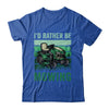Id Rather Be Mowing Funny Lawn Mowing Mower For Men Retro Shirt & Tank Top | teecentury
