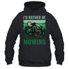 Id Rather Be Mowing Funny Lawn Mowing Mower For Men Retro Shirt & Tank Top | teecentury