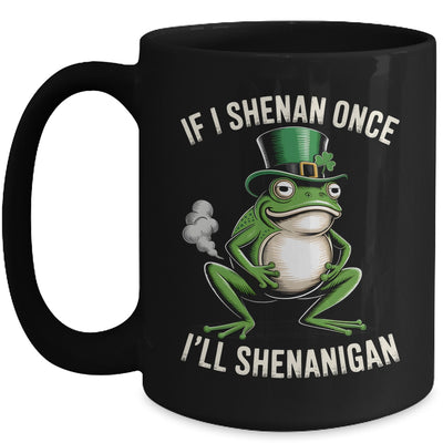 If I Shenan Once I'll Shenanigan St Patricks Day Frog Retro Mug | teecentury