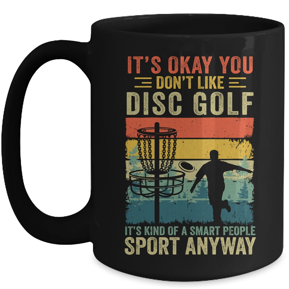 If You Don't Like Disc Golf Player Art For Men Women Retro Mug | teecentury