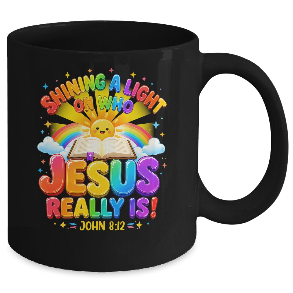 Illumination Station Shining A Light On Who Jesus Really Is Mug | teecentury