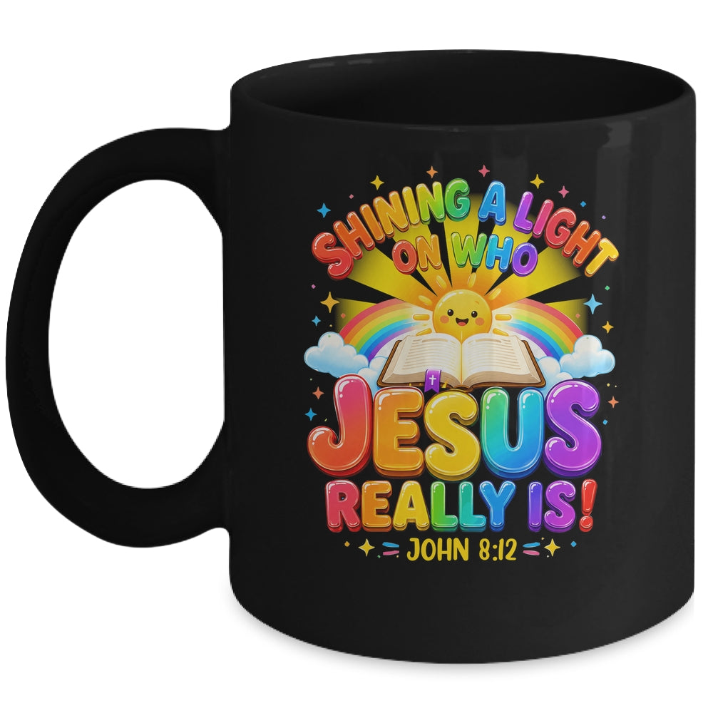 Illumination Station Shining A Light On Who Jesus Really Is Mug | teecentury