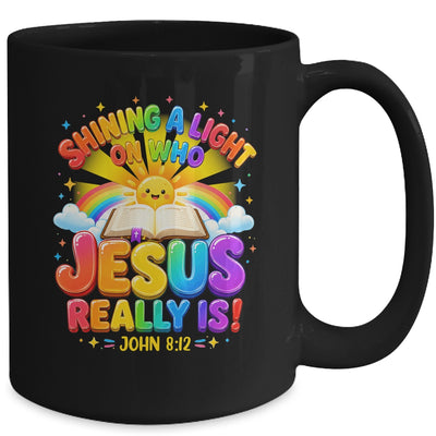 Illumination Station Shining A Light On Who Jesus Really Is Mug | teecentury