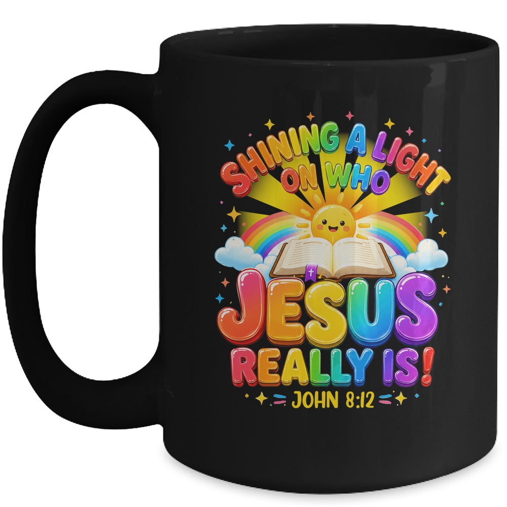 Illumination Station Shining A Light On Who Jesus Really Is Mug | teecentury