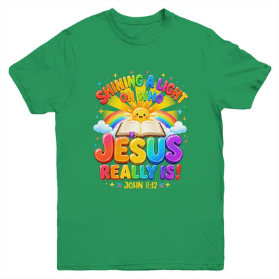 Illumination Station Shining A Light On Who Jesus Really Is Youth Shirt | teecentury