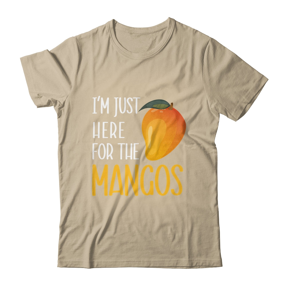 Im Just Here For The Mangos Fruit Lover Design For Men Women Shirt & Tank Top | teecentury