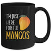 Im Just Here For The Mangos Fruit Lover Design For Men Women Mug | teecentury