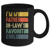 Im My Father In Laws Favorite Child Funny Fathers Day Retro Mug | teecentury