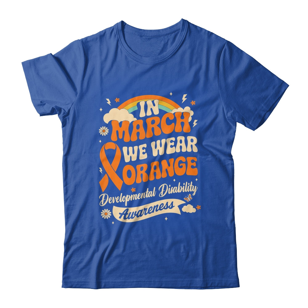 In March We Wear Orange Developmental Disability Awareness Shirt & Hoodie | teecentury