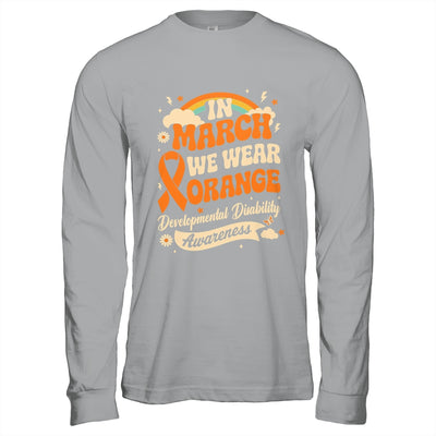 In March We Wear Orange Developmental Disability Awareness Shirt & Hoodie | teecentury
