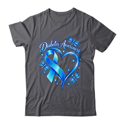 In November We Wear Blue Diabetes Awareness Love Heart Women Shirt & Hoodie | teecentury