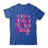 In October We Wear Pink Retro Groovy Vintage Breast Cancer Shirt & Hoodie | teecentury