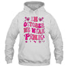 In October We Wear Pink Retro Groovy Vintage Breast Cancer Shirt & Hoodie | teecentury