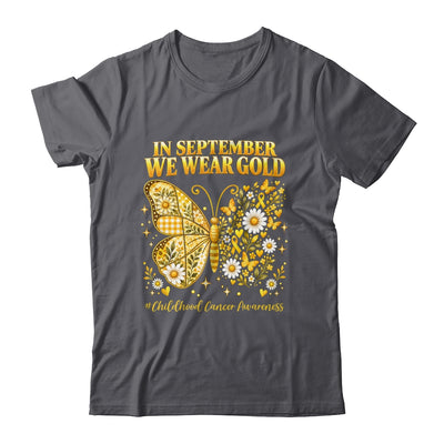 In September We Wear Gold Childhood Cancer Awareness Kids Shirt & Hoodie | teecentury