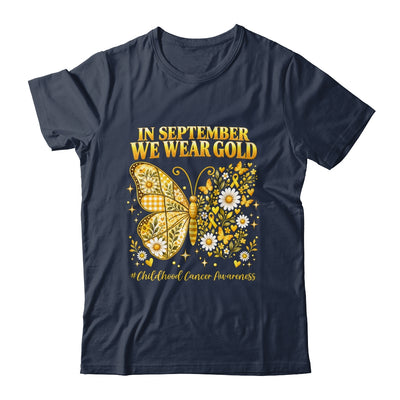 In September We Wear Gold Childhood Cancer Awareness Kids Shirt & Hoodie | teecentury