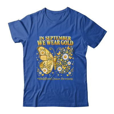 In September We Wear Gold Childhood Cancer Awareness Kids Shirt & Hoodie | teecentury