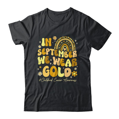 In September We Wear Gold Childhood Cancer Awareness Pediatric Shirt & Hoodie | teecentury