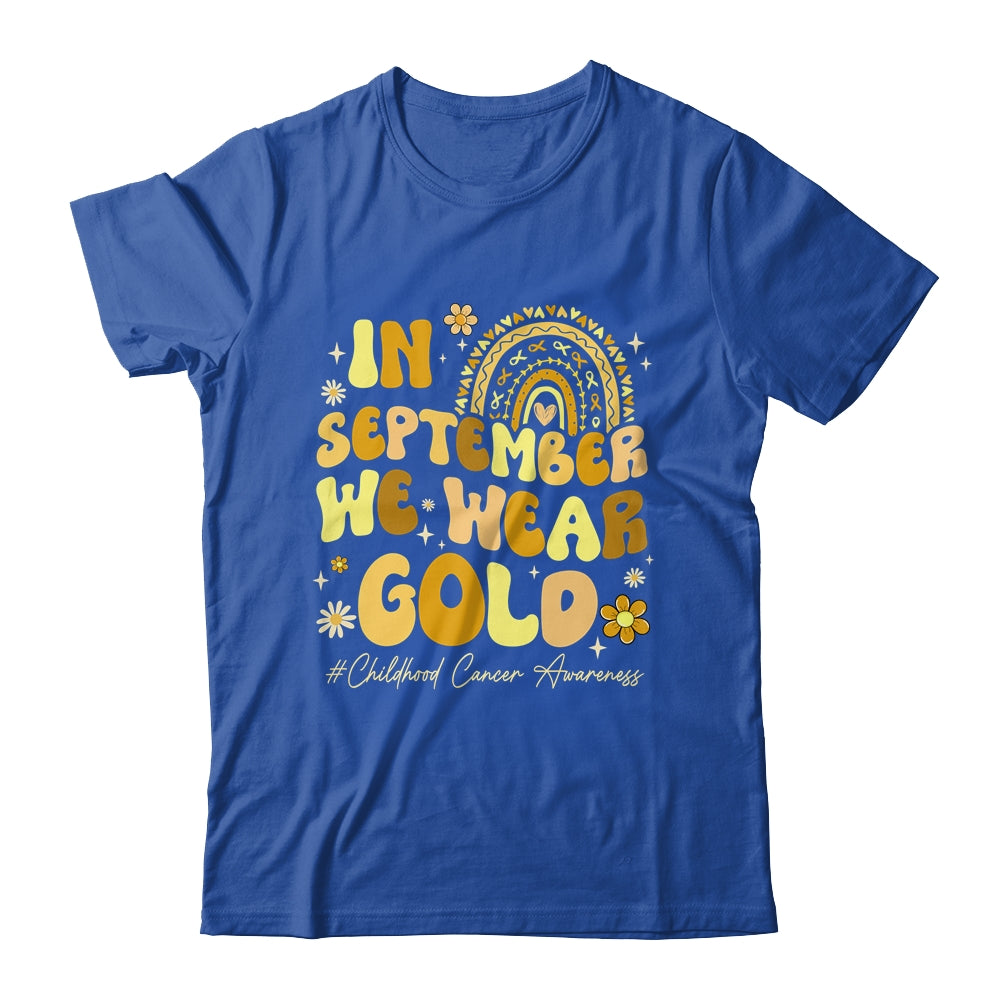 In September We Wear Gold Childhood Cancer Awareness Pediatric Shirt & Hoodie | teecentury