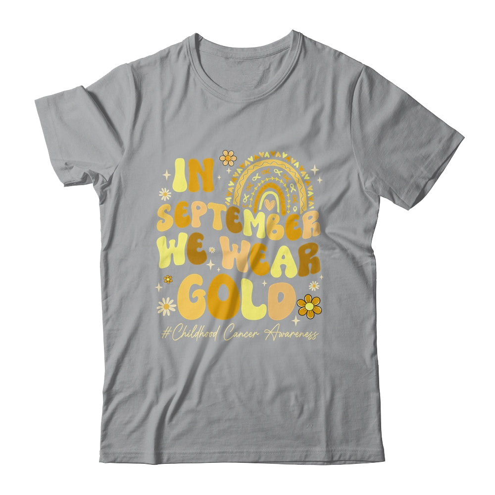 In September We Wear Gold Childhood Cancer Awareness Pediatric Shirt & Hoodie | teecentury