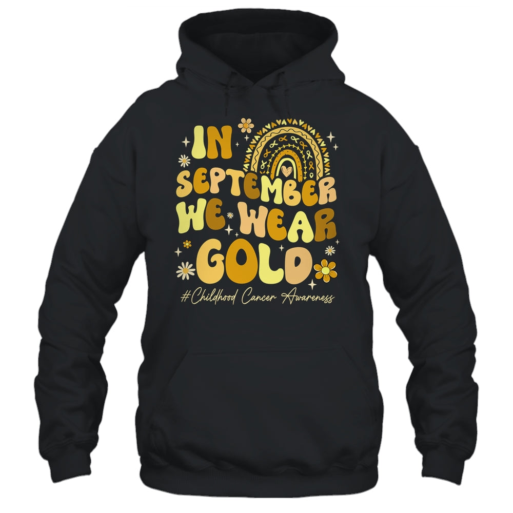 In September We Wear Gold Childhood Cancer Awareness Pediatric Shirt & Hoodie | teecentury