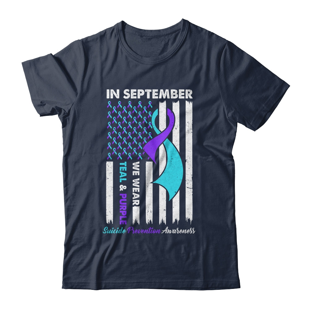 In September Wear Teal Purple Suicide Prevention Awareness Shirt & Hoodie | teecentury
