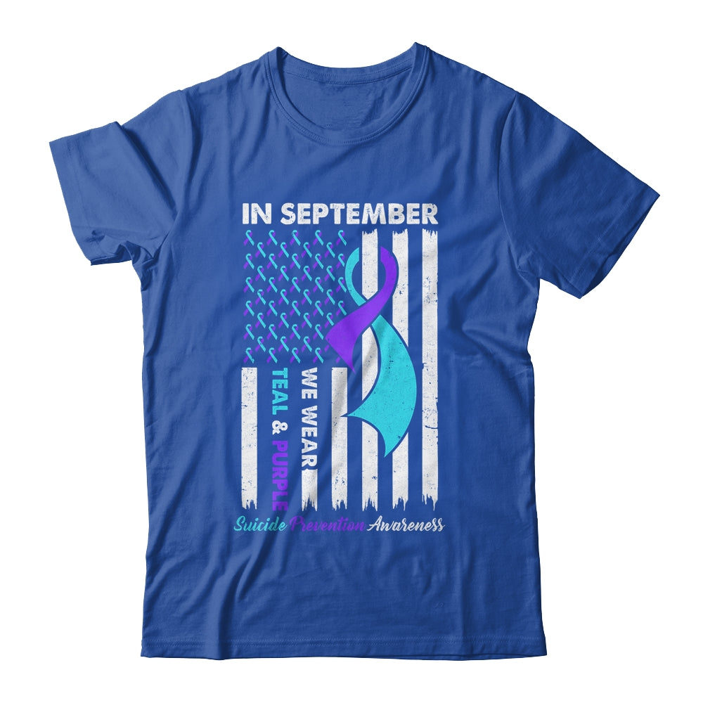 In September Wear Teal Purple Suicide Prevention Awareness Shirt & Hoodie | teecentury