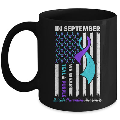 In September Wear Teal Purple Suicide Prevention Awareness Mug | teecentury