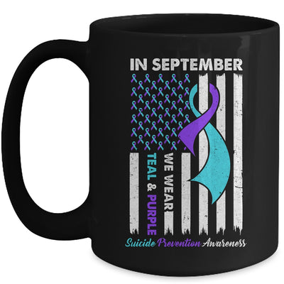 In September Wear Teal Purple Suicide Prevention Awareness Mug | teecentury