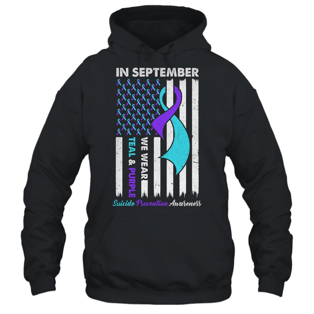 In September Wear Teal Purple Suicide Prevention Awareness Shirt & Hoodie | teecentury
