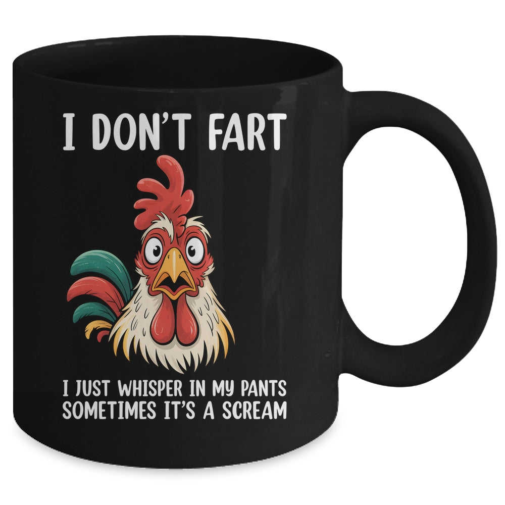 Inappropriate I Dont Fart Whisper Pants Funny Meme Men Women Mug | teecentury