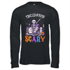 Inclusion Isn't Scary SLP Halloween Sped Teacher Skeleton Shirt & Hoodie | teecentury