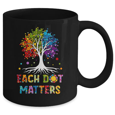 International Dot Day Each Dot Matters Unity Tree Polka Dot Mug | teecentury