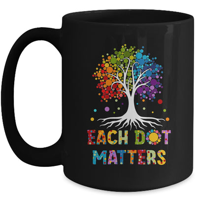 International Dot Day Each Dot Matters Unity Tree Polka Dot Mug | teecentury