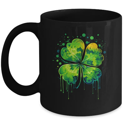 Irish Shamrock Tie Dye Happy St Patrick's Day For Men Women Mug | teecentury