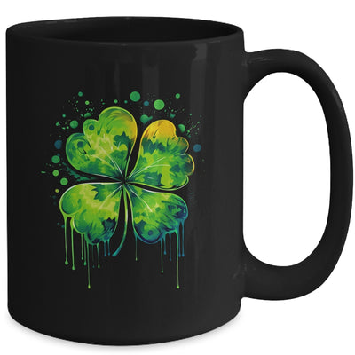 Irish Shamrock Tie Dye Happy St Patrick's Day For Men Women Mug | teecentury