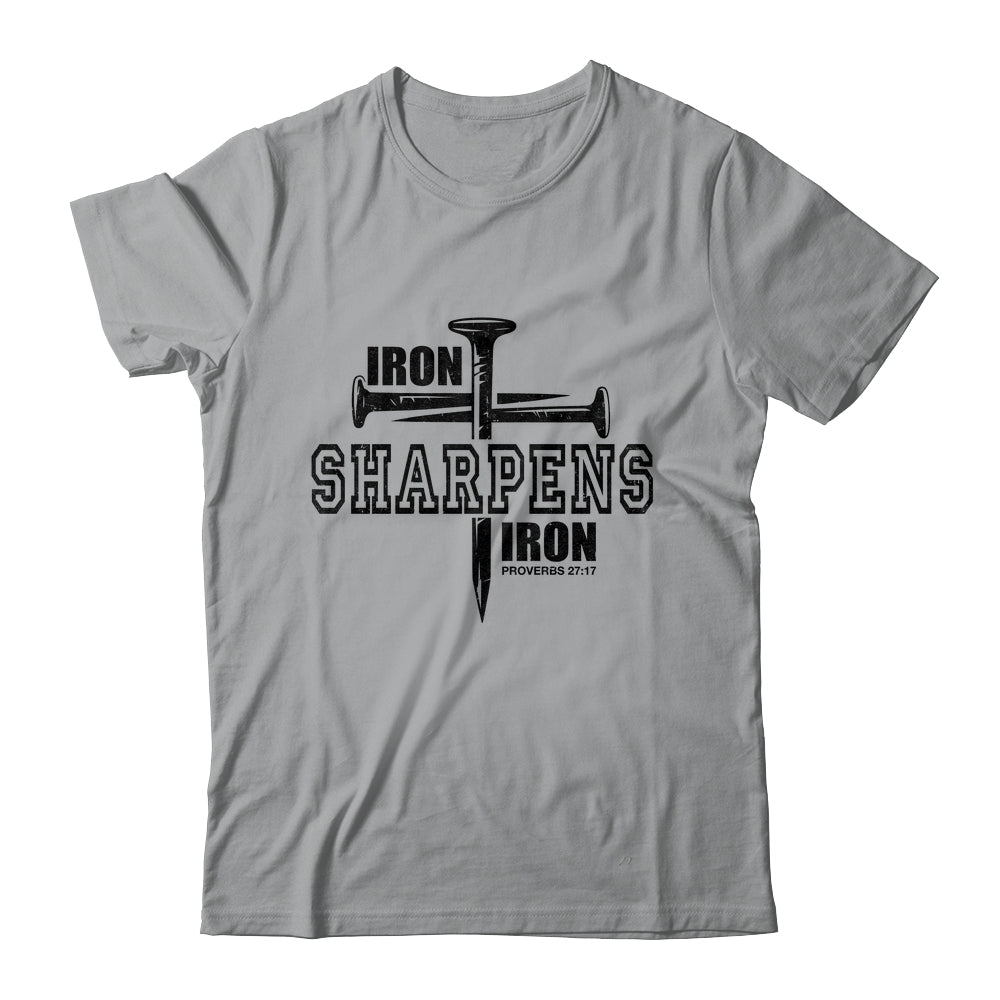 Iron Sharpens Iron Faith Jesus Christian Bible Verse Shirt & Hoodie | teecentury
