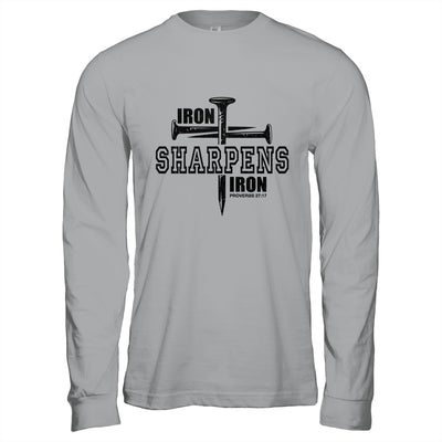 Iron Sharpens Iron Faith Jesus Christian Bible Verse Shirt & Hoodie | teecentury