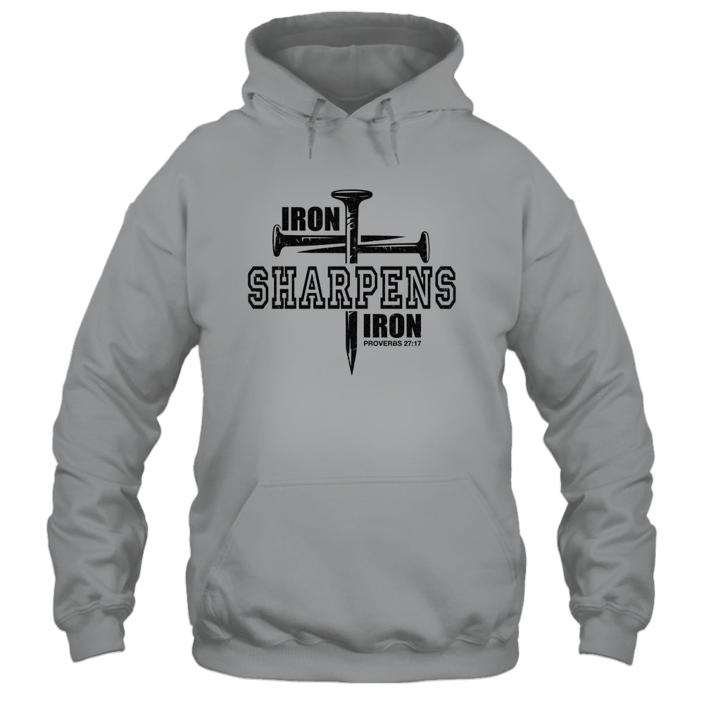 Iron Sharpens Iron Faith Jesus Christian Bible Verse Shirt & Hoodie | teecentury