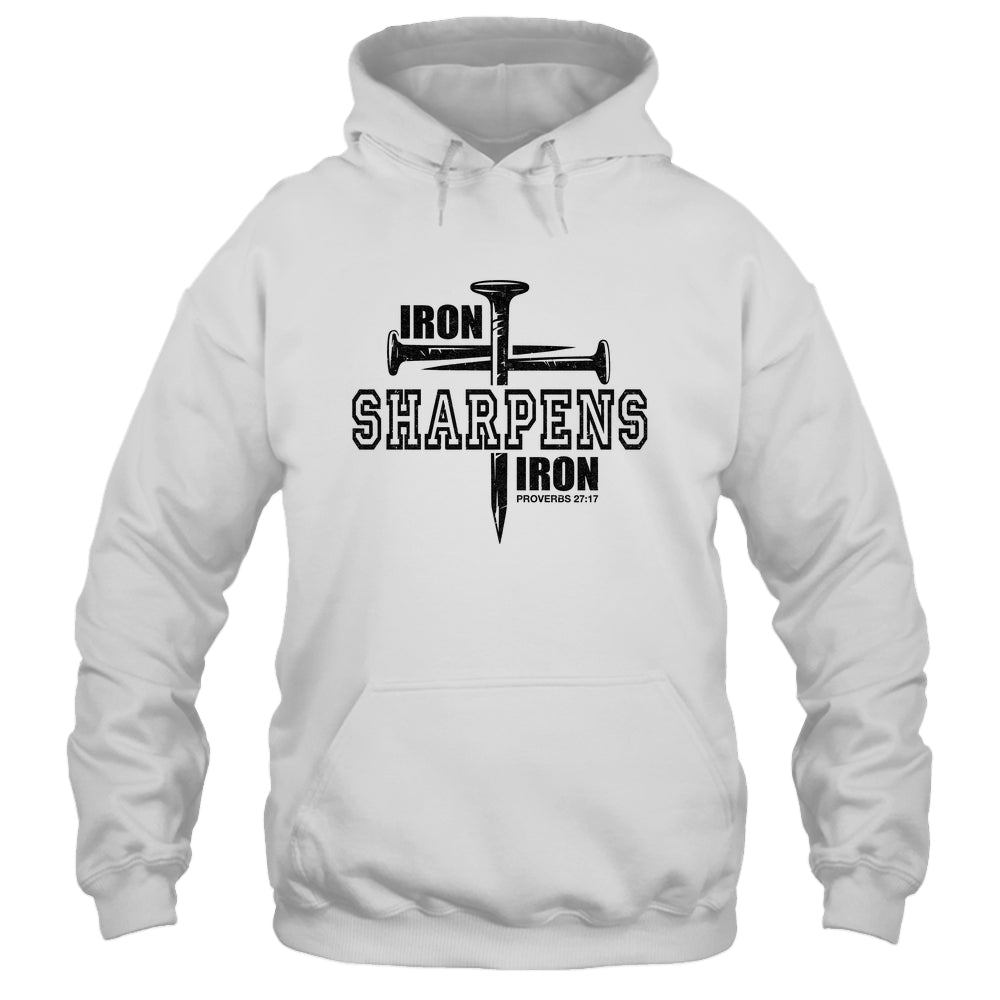 Iron Sharpens Iron Faith Jesus Christian Bible Verse Shirt & Hoodie | teecentury