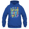 Is It Spring Break Yet Floral Pattern Teacher Vacation Trip Shirt & Tank Top | teecentury