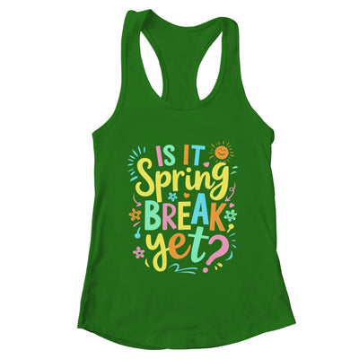 Is It Spring Break Yet Floral Pattern Teacher Vacation Trip Shirt & Tank Top | teecentury