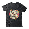 Is It Spring Break Yet Funny Vacation Trip Groovy Rainbow Shirt & Tank Top | teecentury