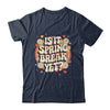Is It Spring Break Yet Funny Vacation Trip Groovy Rainbow Shirt & Tank Top | teecentury