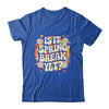 Is It Spring Break Yet Funny Vacation Trip Groovy Rainbow Shirt & Tank Top | teecentury
